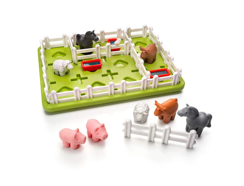 SmartGames Smart Farmer â€“ Barnyard STEM Focused Cognitive Skill-Building Logic Puzzle Game with 60 Challenges for Ages 5+ - Image 4